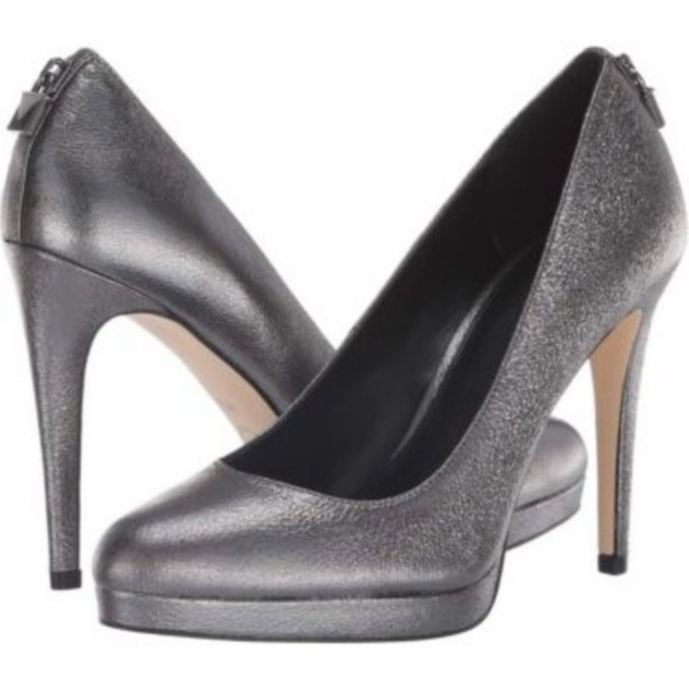 New Michael Kors Antoinette Platform Pumps - Anthracite